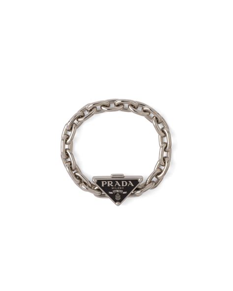 prada armband silber|prada silver necklace.